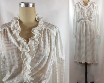 Vintage Ruffle Dress